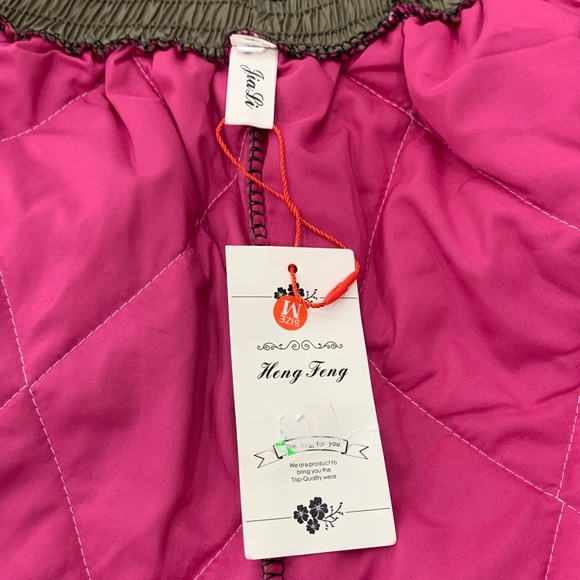 NWT❄️Stylish Tan Quilted Pants - Picture 13 of 15